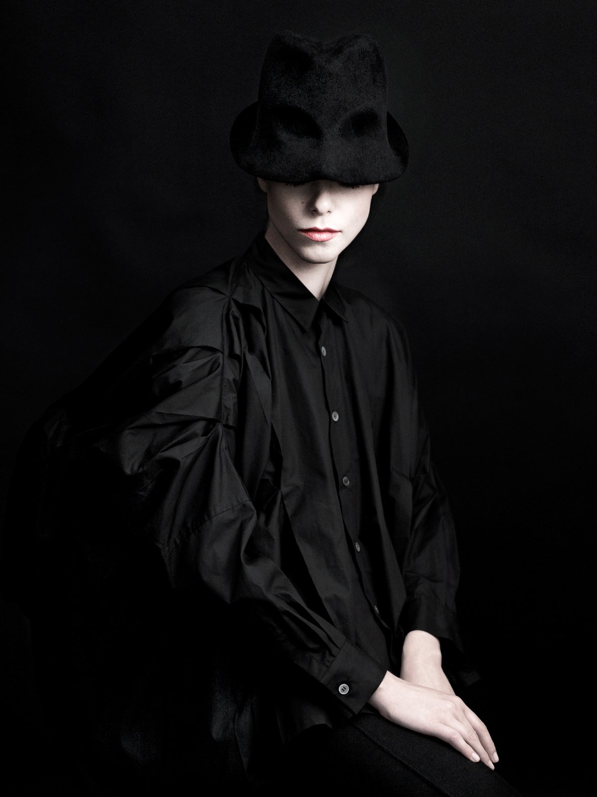 Black Invisibleman Hat