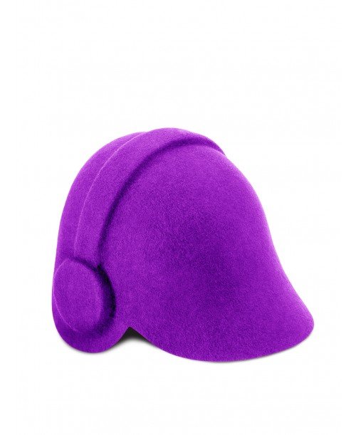 Headphones Purple Cap