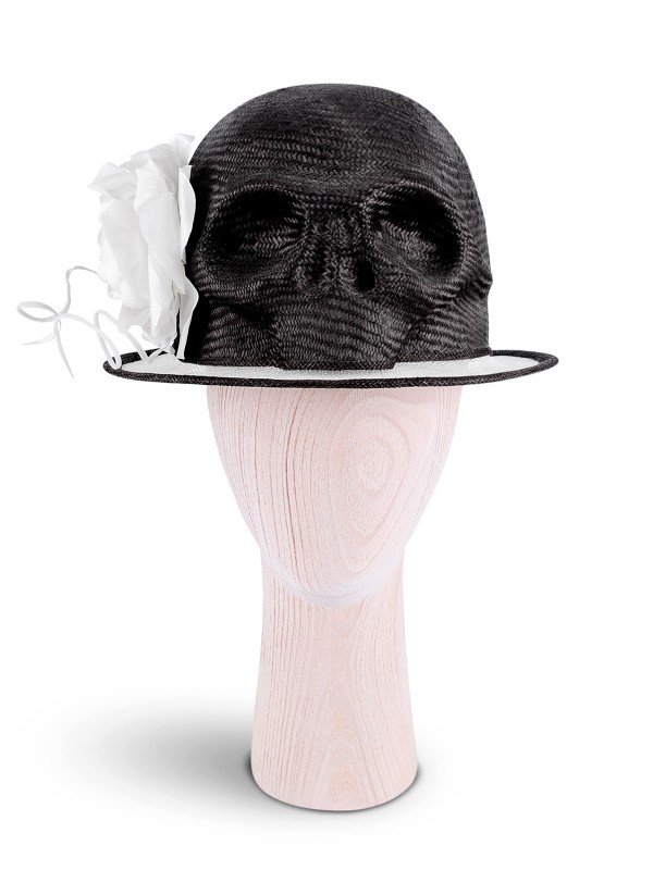 Light Skull Flower Hat